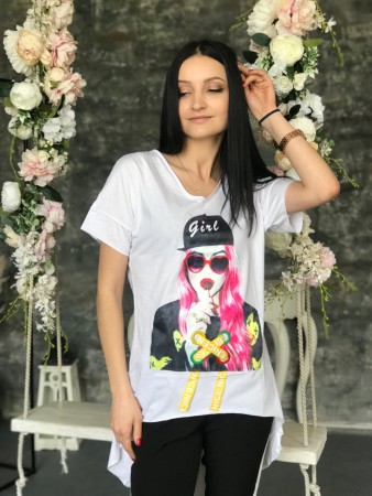 Женская стильная туника в камнях 