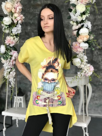 Женская стильная туника в камнях 