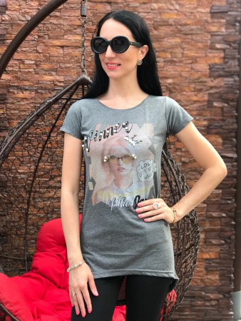 Женская стильная туника  в камнях
