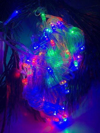 Гирлянда Нить 500-лампочек LED цвет мультик