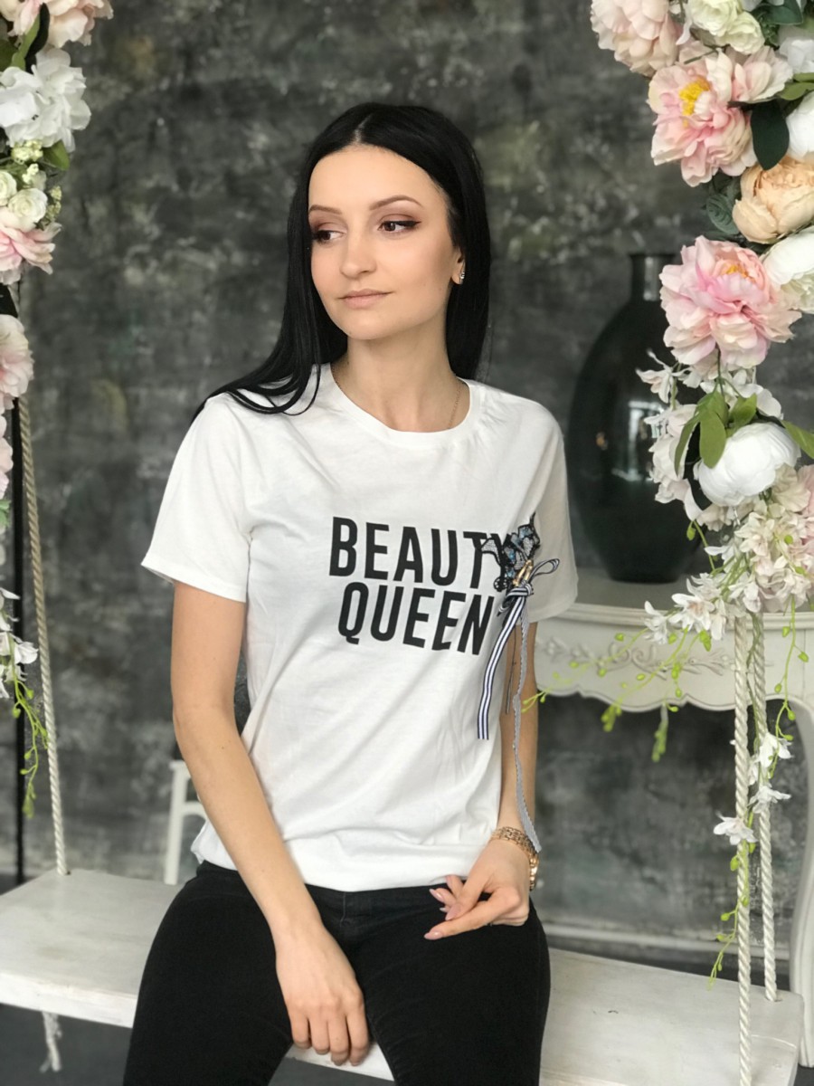 Женская стильная футболка 