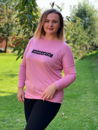 Женская стильная кофта полуботалл в камнях