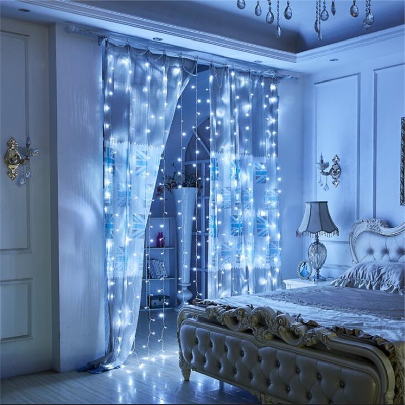 Гирлянда Водопад 3,0х2,0м 400LED цвет (белый, синий, цветной , теплобелый)