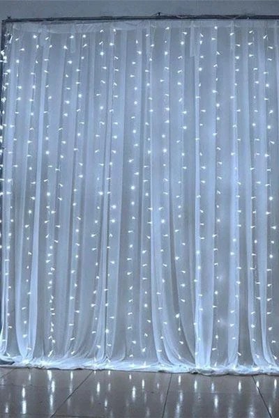 Гирлянда Водопад 3,0х2,0м 400LED цвет (белый, синий, цветной , теплобелый)
