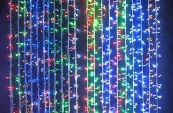 Гирлянда Водопад 3,0х2,0м 400LED цвет (белый, синий, цветной , теплобелый)