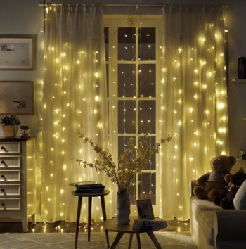 Гирлянда Водопад 3,0х2,0м 400LED цвет (белый, синий, цветной , теплобелый)