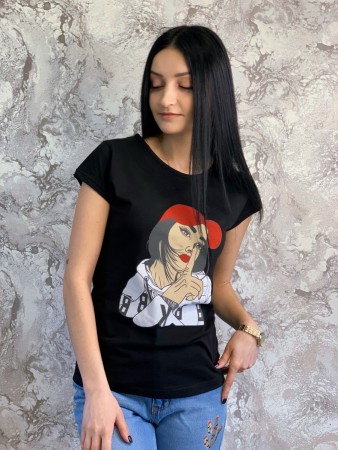 Женская стильная футболка