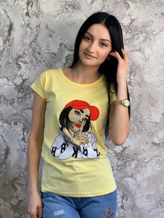Женская стильная футболка
