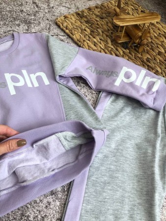 Спортивний костюм Pin Лаванда-сірий