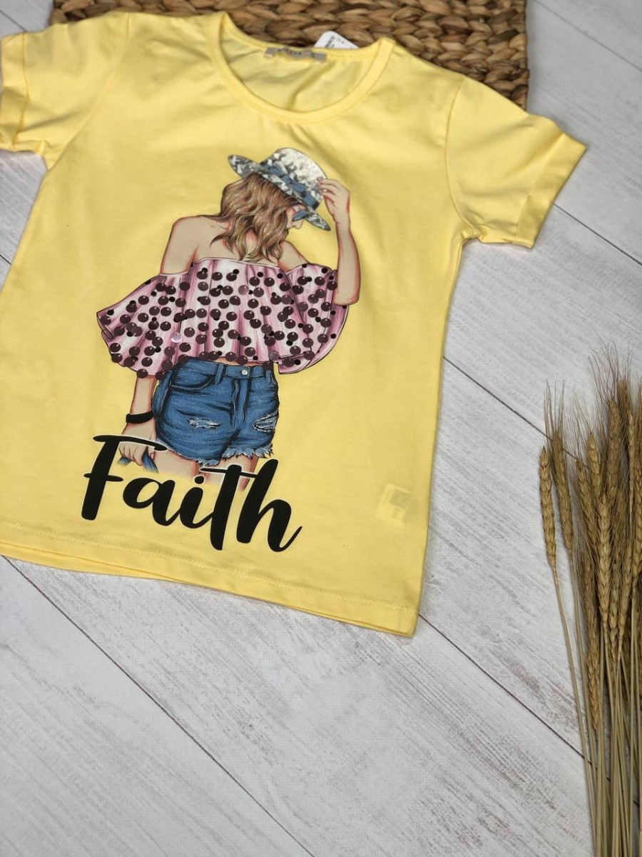 Футболка на дівчинку Faith 140-164