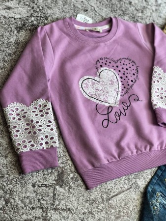 Кофточка на дівчинку Love 104-134