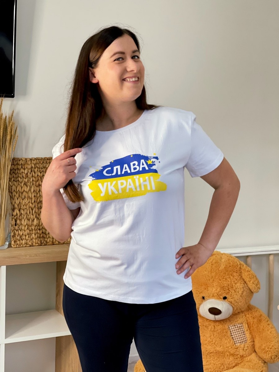 Женская  футболка  баталл 