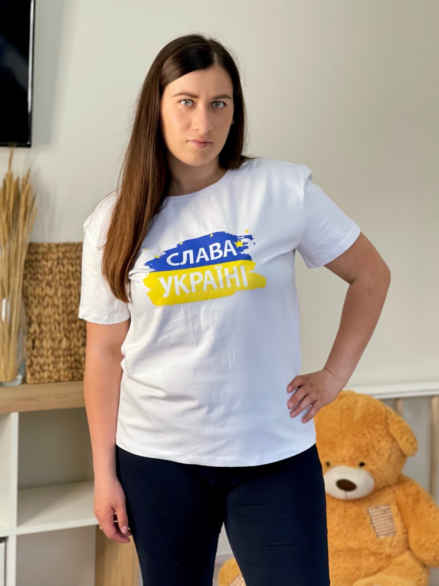 Женская  футболка  баталл 
