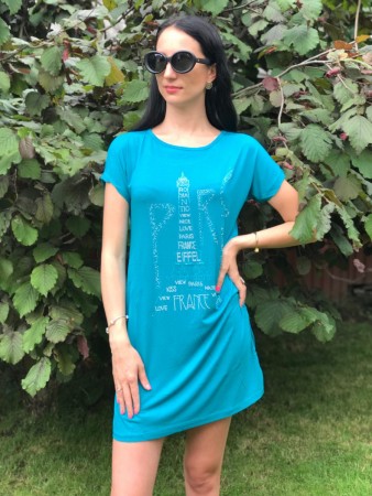 Женская стильная  туника в камнях
