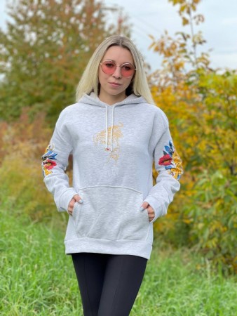 Женское худи с капюшоном тринитки 