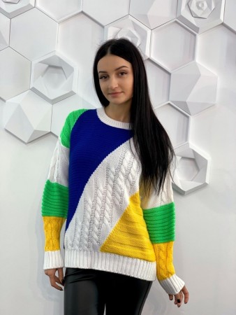 Женская стильная  кофта вязка 