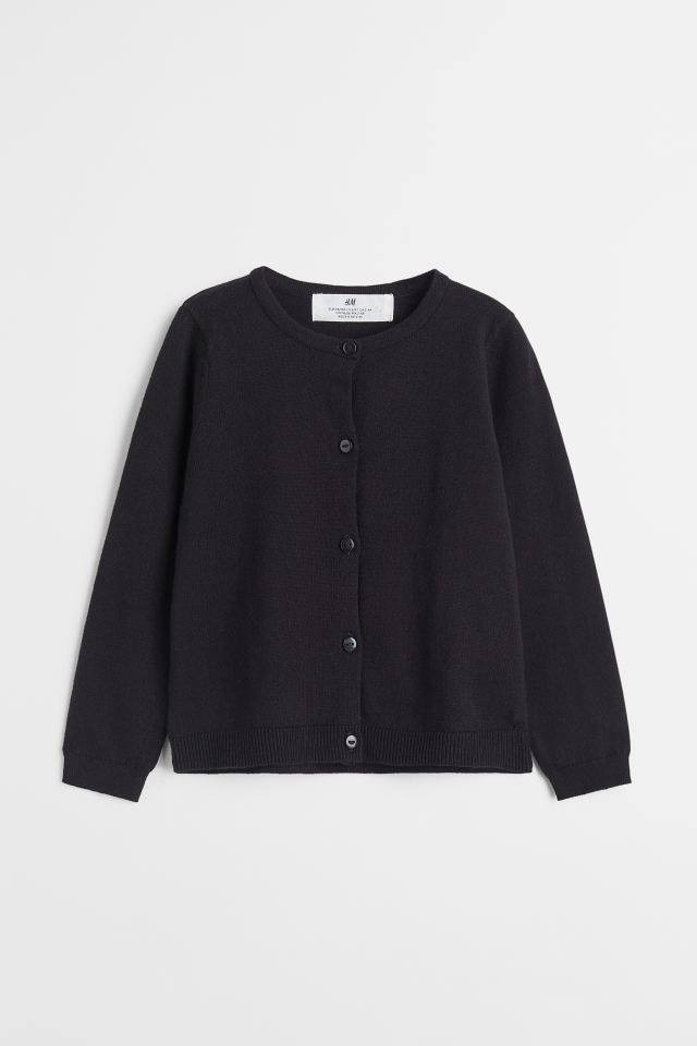 Бавовняний кардиган H&M (Чорний)