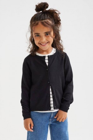 Бавовняний кардиган H&M (Чорний)