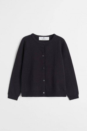 Бавовняний кардиган H&M (Чорний)