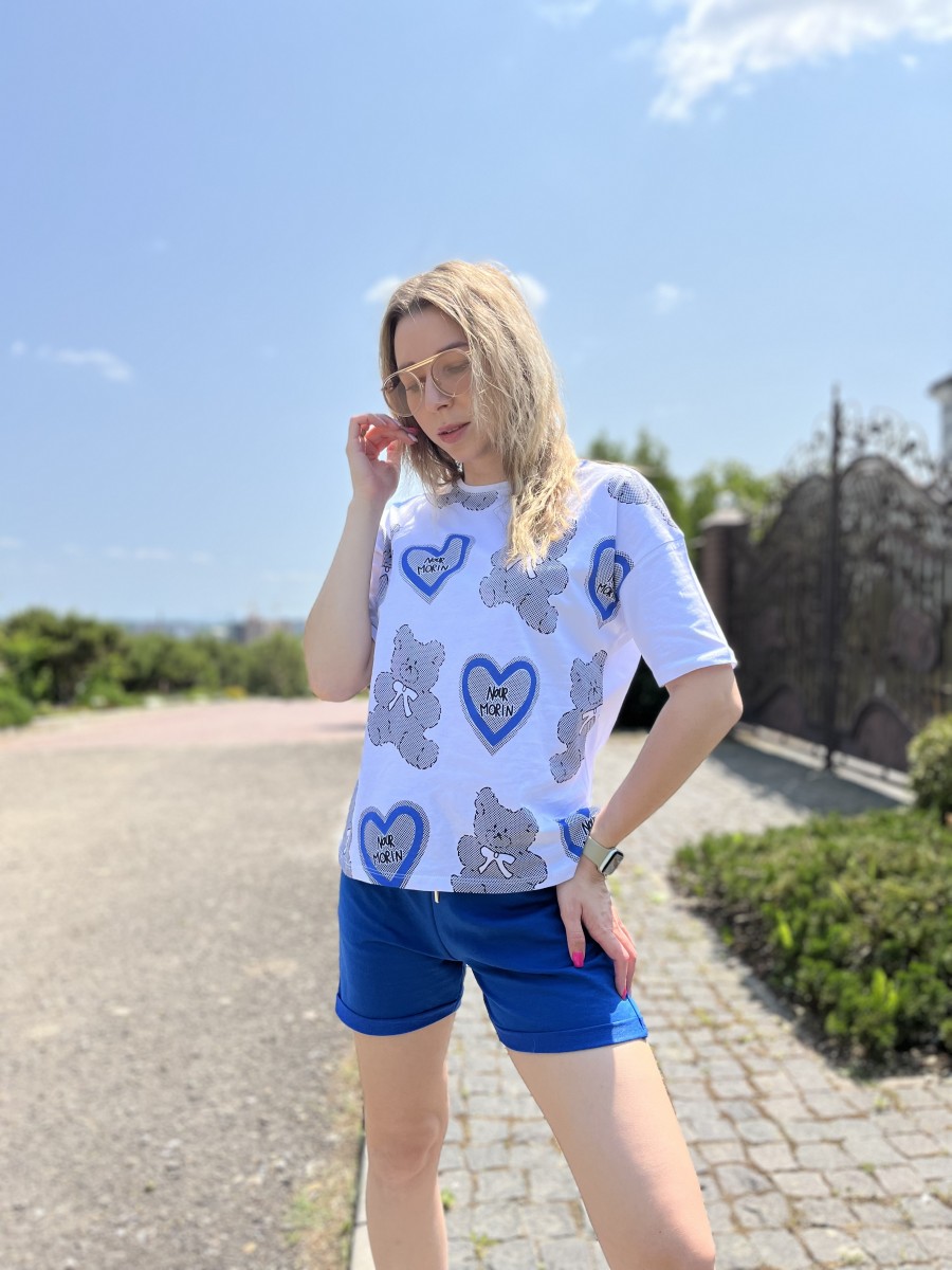 Женский  костюм с шортами
