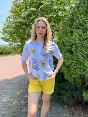 Женский  костюм с шортами
