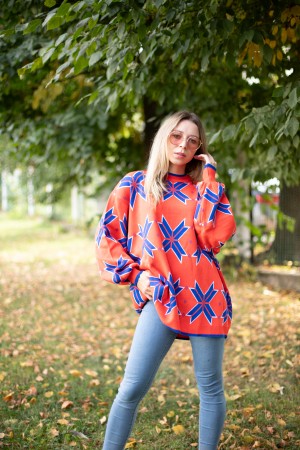 Женская стильная кофта туника 