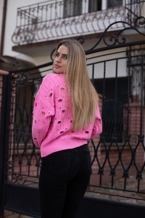 Женская стильная кофта дырочки 