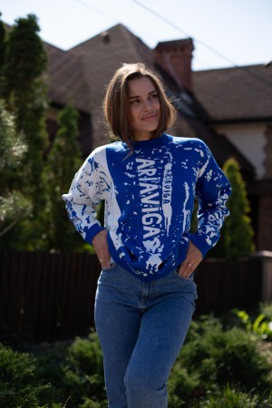 Женская стильная кофта туника оверсайс 