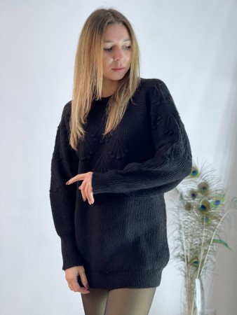 Женская стильная кофта туника оверсайс 