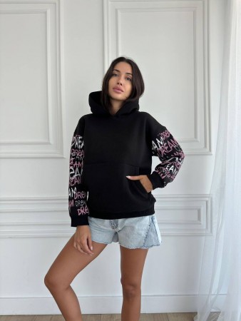 Стильный женский худи с начесом