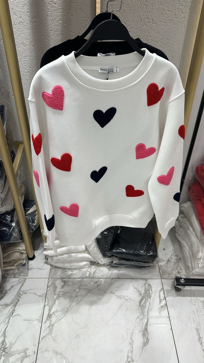 Стильный женский свитшот  с начесом 