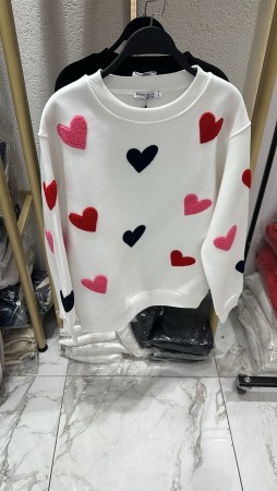 Стильный женский свитшот  с начесом 